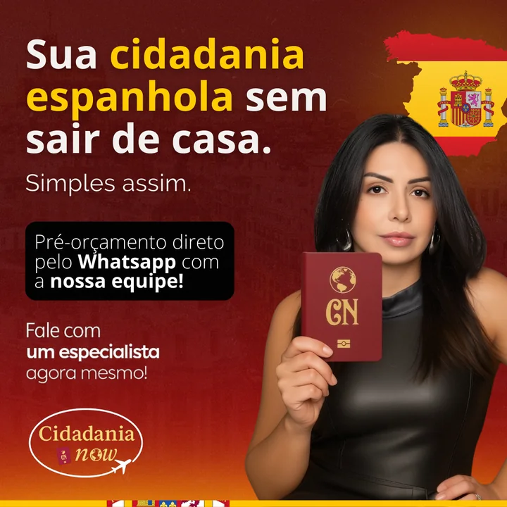 Cidadania NOW — Cidadania espanhola sem sair de casa