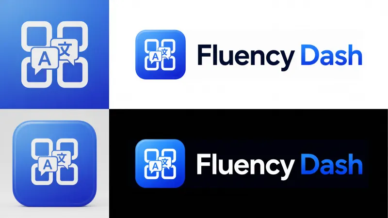 Fluency Dash — Estudos de identidade