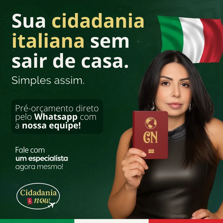 Cidadania NOW — Cidadania italiana sem sair de casa